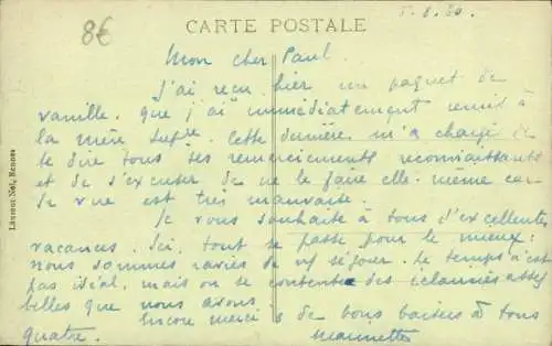 Ak Quiberon Morbihan, Boote im Wasser, Hafenansicht, viele Segelboote