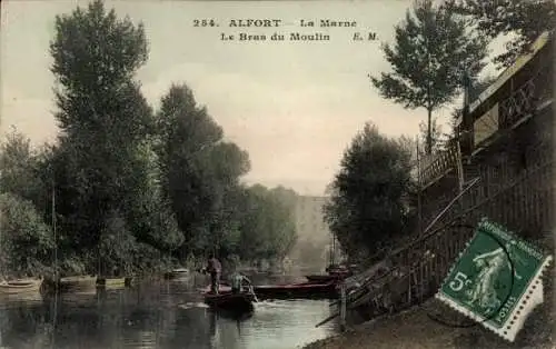 CPA Alfort Val de Marne, Bras du Moulin