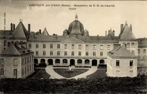 CPA Chevilly Val de Marne, Monastère de N.-D. de Charité, Façade