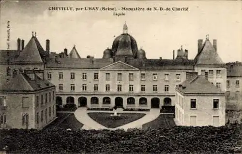 CPA Chevilly Val de Marne, Monastère de N.-D. de Charité, Façade