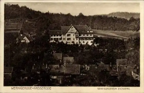 Ak Hasserode Wernigerode im Harz, Genesungsheim Eichberg