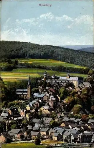 Ak Bad Berleburg in Westfalen, Stadtansicht von  ehemalige Residenzstadt, umgeben von Natur