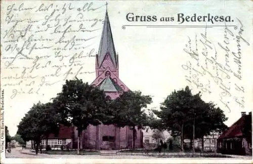 Ak Bad Bederkesa Geestland Niedersachsen, Kirche in  Gruss aus  Verlag Otto Bornhöft