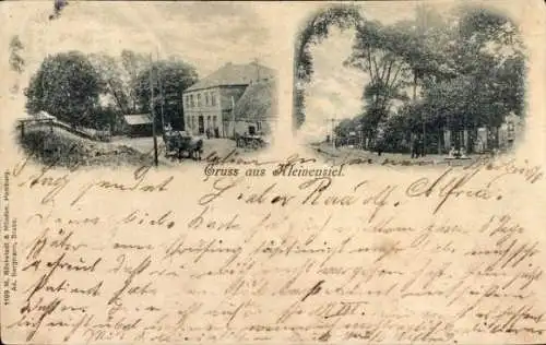Ak Kleinensiel Stadland in Oldenburg, Teilansichten, Gasthaus
