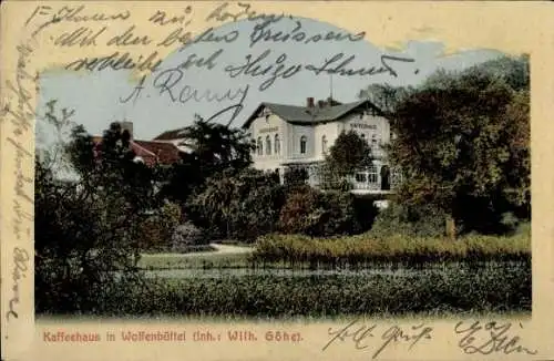Ak Wolfenbüttel in Niedersachsen, Kaffeehaus in  Inh. Wilh. Göhe, 