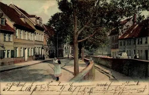 Ak Lutherstadt Eisleben, Grabenstraße