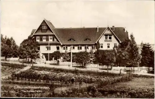 Ak Sondershausen im Kyffhäuserkreis Thüringen, Luftkurort  Technikerheim,  Architektur, ländliche