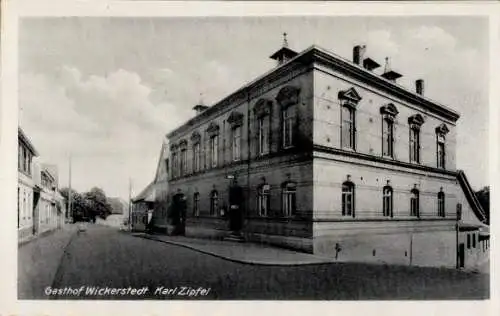 Ak Wickerstedt Bad Sulza im Weimarer Land Thüringen, Gasthof Karl Zipfel