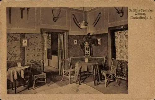 Ak Weimar in Thüringen, Indische Teestube, Marienstraße 4