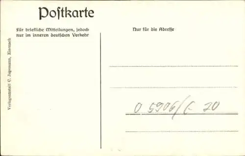 Ak Ruhla in Thüringen, Partie in der Köhlergasse