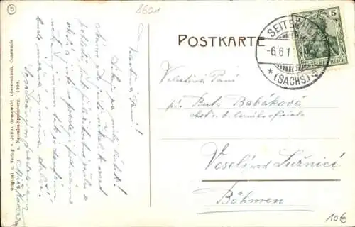 Ak Gaußig in der Oberlausitz, Gräfliches Rentamt