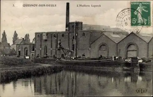 CPA Quesnoy-sur-Deûle Nord, L'Huillerie Leperck