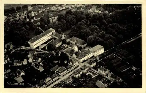 Ak Wallerstein in Schwaben, Fliegeraufnahme