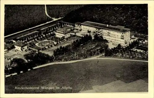 Ak Wangen im Allgäu, Fliegeraufnahme, Kinderheilstätte