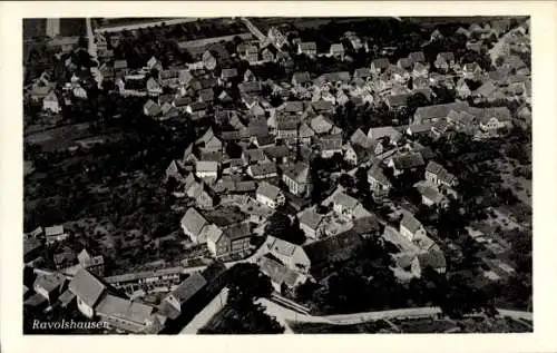 Ak Ravolzhausen Neuberg in Hessen, Fliegeraufnahme