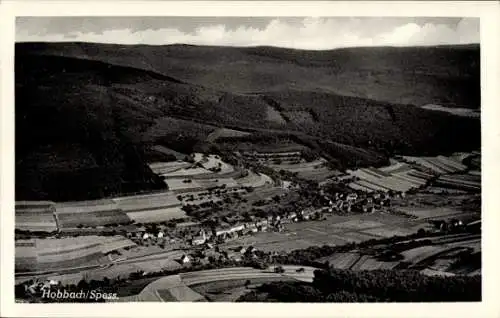 Ak Hobbach Eschau im Spessart, Fliegeraufnahme