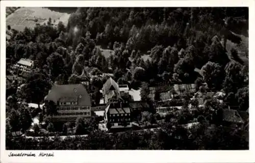 Ak Hirsau Calw im Schwarzwald, Sanatorium, Luftaufnahme
