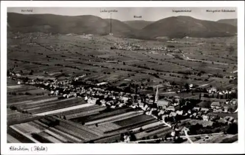 Ak Edesheim in der Pfalz, Fliegeraufnahme
