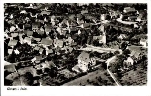 Ak Efringen Kirchen am Oberrhein, Luftaufnahme