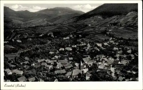 Ak Eisental Bühl in Baden Schwarzwald, Fliegeraufnahme