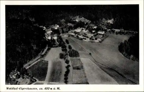 Ak Greifenstein im Westerwald, Heilanstalt Waldhof Elgershausen, Fliegeraufnahme