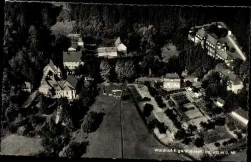 Ak Greifenstein im Westerwald, Heilanstalt Waldhof Elgershausen, Fliegeraufnahme