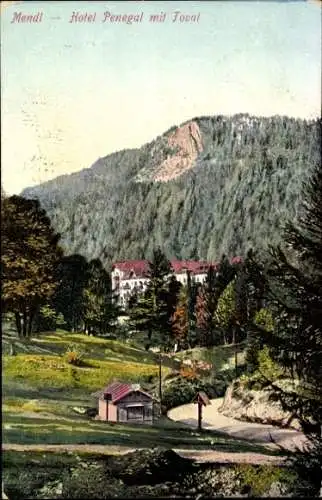 Ak Passo della Mendola Mendel Mendelpass Südtirol, Hotel Penegal, Toval