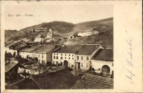 Ak La Petite Fosse Vosges,  von  Berge, Häuser