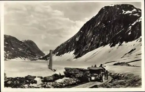 Ak Geiranger Norwegen, Djupvasshytten, Auto