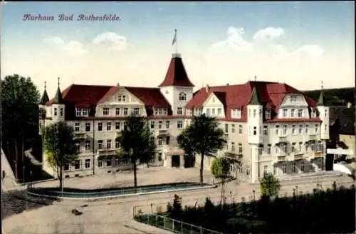 Ak Bad Rothenfelde am Teutoburger Wald, Kurhaus  s Gebäude, malerische Architektur