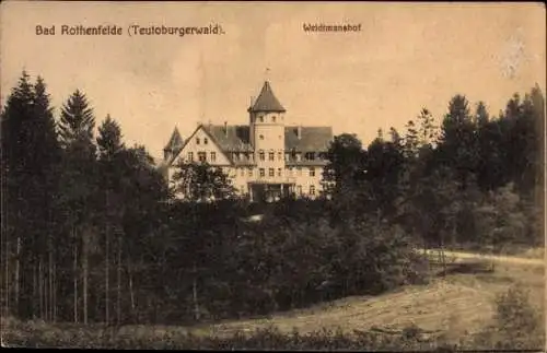 Ak Bad Rothenfelde am Teutoburger Wald,  Weidimanshof, Teutoburgerwald, s Gebäude
