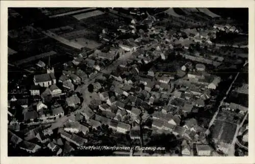 Ak Stettfeld in Mainfranken, Fliegeraufnahme