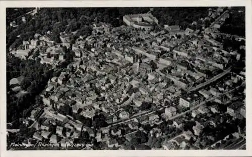 Ak Meiningen in Thüringen, Luftaufnahme von  Thüringen,  Stadtansicht