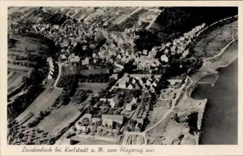 Ak Laudenbach am Main Unterfranken, Fliegeraufnahme