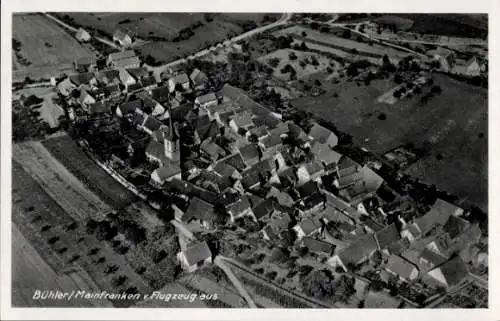 Ak Bühler Eußenheim in Unterfranken, Fliegeraufnahme