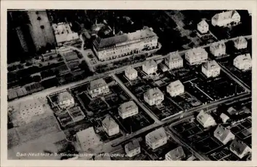 Ak Bad Neustadt an der Saale Unterfranken, Fliegeraufnahme, Kinderheilstätte