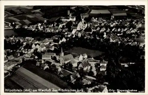 Ak Hilpoltstein in Mittelfranken, Luftaufnahme
