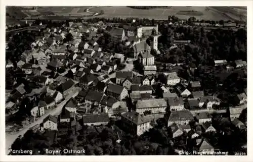 Ak Parsberg in der Oberpfalz, Fliegeraufnahme