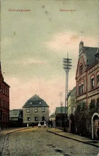 Ak Grenzhausen im Westerwald, Rheinstraße