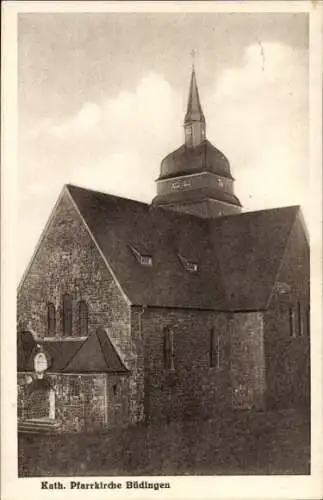 Ak Büdingen Nistertal im Westerwald, Katholische Pfarrkirche