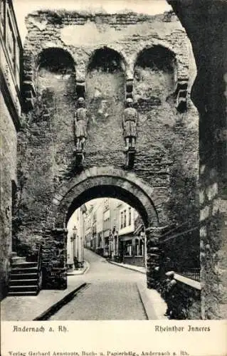 Ak Andernach am Rhein, Rheintor, Inneres