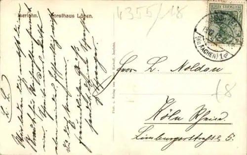 Ak Iserlohn im Märkischen Kreis, Forsthaus