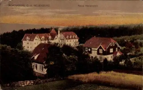 Ak Schömberg (bei Neuenbürg) im Schwarzwald Württemberg, Neue Heilanstalt