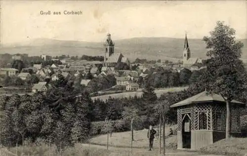 Ak Korbach in Hessen, Gesamtansicht