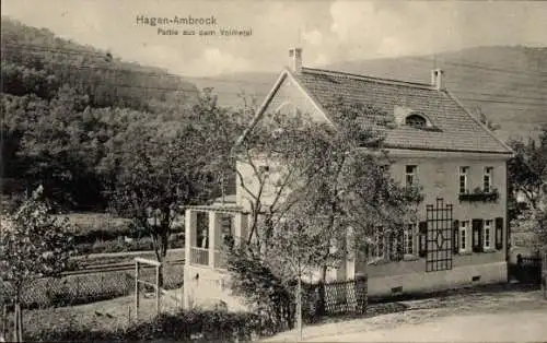 Ak Ambrock Hagen in Westfalen, Partie aus dem Volmetal, Haus