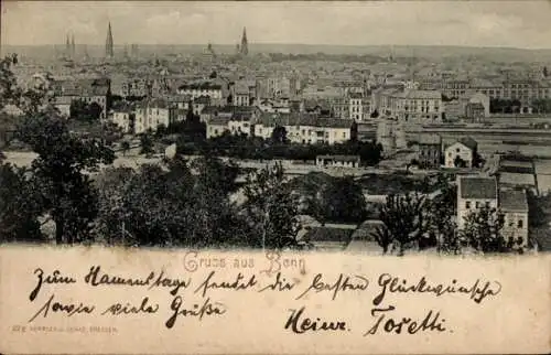 Ak Bonn am Rhein, Panorama