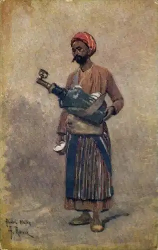 Künstler Ak Limonadenverkäufer in Kairo