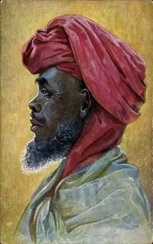 Ak Araber aus Ostafrika, Kolonialkriegerdank