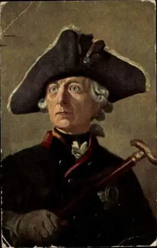 Künstler Ak Camphausen, W., Fridericus Rex, Friedrich der Große, Friedrich II, Ackermann 7049