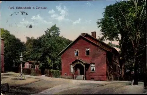 Ak Eckersbach Zwickau in Sachsen, Park Eckersbach